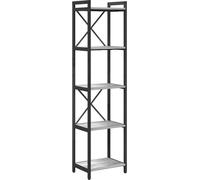 vidaXL Bibliothèque Gris Sonoma 40 x 30 x 153 cm Bois composite