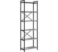 vidaXL Bibliothèque Gris Sonoma 60 x 30 x 188 cm Bois composite
