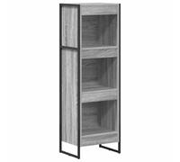 vidaXL Bibliothèque Gris Sonoma 80 x 30 x 155 cm Bois d'ingénierie, Salon, Ensemble de meubles rectangulaire et durable avec un design élégant pour les espaces modernes, idéal pour le confort et le st