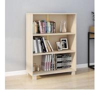 vidaXL Bibliothèque HAMAR Marron miel 85x35x112 cm Bois de pin massif 340484