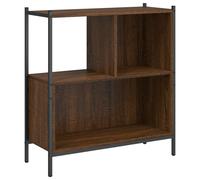 vidaXL Bibliothèque marron imitation chêne 72x28x77,5 cm Matériau dérivé du bois