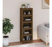 vidaXL Bibliothèque Marron miel 50x35x154 cm Bois de pin massif821717 Marron G