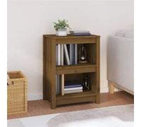 vidaXL Bibliothèque Marron miel 50x35x68 cm Bois de pin massif
