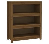 Vidaxl Bibliothèque Marron Miel 80x35x97 Cm Bois De Pin Massif Marron