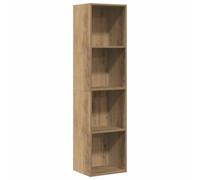 vidaXL Bibliothèque/Meuble TV chêne Artisanal 36x30x143 cm, bibliothèque, étagère de Rangement, Armoire de Bureau, étagère à Livres
