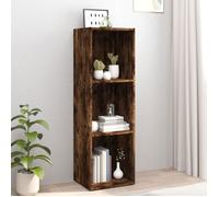 vidaXL Bibliothèque-Meuble TV chêne fumé 36x30x114cm bois d'ingénierie 826655