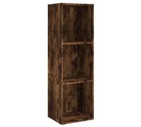 Vidaxl Bibliothèque/Meuble Tv Chêne Fumé 36x30x114cm Bois D'ingénierie Marron