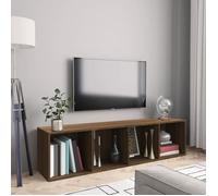 vidaXL Bibliothèque-Meuble TV 815272 – Chêne marron 143x30x36 cm