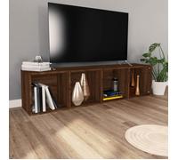 Vidaxl Bibliothèque/Meuble Tv Chêne Marron 36x30x143 Cm
