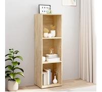 vidaXL Bibliothèque/Meuble TV Chêne sonoma 36 x 30 x 114 cm Aggloméré