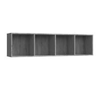 Vidaxl Bibliothèque/Meuble Tv Sonoma Gris 143x30x36 Cm Gris