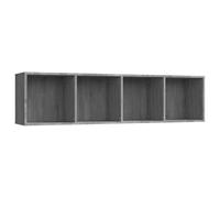 vidaXL Bibliothèque/Meuble TV Sonoma Gris 143x30x36cm Bois ingénierie