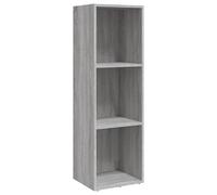 vidaXL Bibliothèque/Meuble TV Sonoma Gris 36x30x114 cm Bois ingénierie, étagère à Livres, Armoire de Rangement, Support à Livres, étagère de Rangement