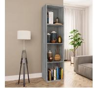 vidaXL Bibliothèque-Meuble TV Sonoma gris 36x30x143 cm 815247