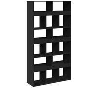 vidaXL Bibliothèque Noir 100x33x187,5 cm Bois d'ingénierie, étagère à Livres, étagère de Rangement, Armoire d'affichage, Armoire de Rangement