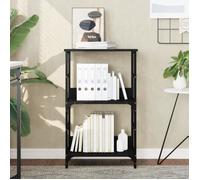 vidaXL Bibliothèque noir 50x33x82 cm bois d'ingénierie 835264