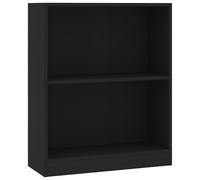 vidaXL Bibliothèque Noir 60x24x76 cm Bois d'ingénierie