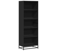 vidaXL Bibliothèque Noir 60x35x170,5 cm Bois d'ingénierie