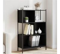 vidaXL Bibliothèque noir 72x28x109 cm bois d'ingénierie 838883