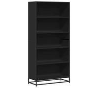 vidaXL Bibliothèque 80,5x35x170,5 cm Bois d'ingénierie Noir