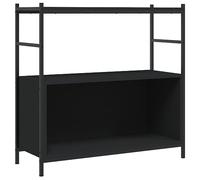 vidaXL Bibliothèque 80×30×78,5 cm Bois d'ingénierie et Fer Noir