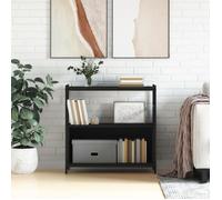 vidaXL Bibliothèque 80×30×78,5 cm Bois d'ingénierie et Fer Noir