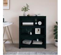 Bibliothèque Blanc 80x35x97 cm Bois de Pin Massif Armoire à Livres vidaXL