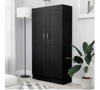 vidaXL Bibliothèque 802724 Noir 82,5x30,5x150 cm Bois d'ingénierie