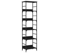 vidaXL Bibliothèque noir 50x33x188,5 cm bois d'ingénierie 835279