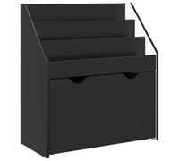 vidaXL Bibliothèque pour enfants avec tiroir Noir 60 x 29,5 x 69 cm