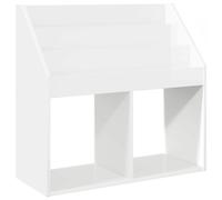 vidaXL Bibliothèque pour enfants Blanc brillant 72,5 x 29,5 x 69 cm