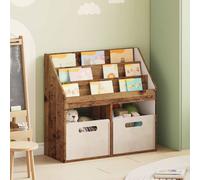 vidaXL Bibliothèque pour enfants Bois ancien 72,5 x 29,5 x 69 cm
