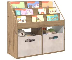 vidaXL Bibliothèque pour Enfants Chêne Artisanal 72,5 x 29,5 x 69 cm