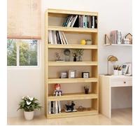 Vidaxl Bibliothèque/Séparateur De Pièce 100x30x200 Cm Pin Massif