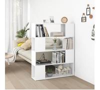 vidaXL Bibliothèque-Séparateur de pièce Blanc 100x24x124 cm