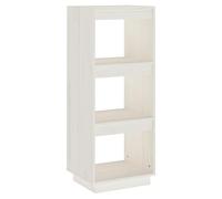 vidaXL Bibliothèque/Séparateur de pièce Blanc 40x35x103 cm pin Massif