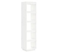 Vidaxl Bibliothèque/Séparateur De Pièce Blanc 40x35x167 Cm Pin Solide Blanc