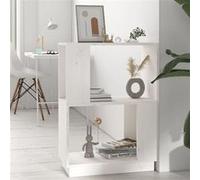 vidaXL Bibliothèque/Séparateur de pièce 51x25x70 cm Pin solide Noir