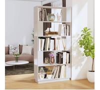 vidaXL Bibliothèque-Séparateur de pièce Blanc 80x25x163,5cm Pin solide 814065