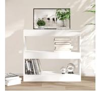 vidaXL Bibliothèque - Séparateur de pièce Blanc 80x30x72 cm