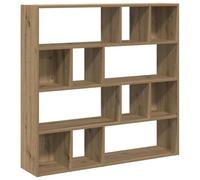 vidaXL Bibliothèque/Séparateur de pièce chêne Artisanal 105x24x102 cm, séparateur de pièce, cloison de séparation, Armoire à Livres, bibliothèque