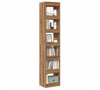 vidaXL Bibliothèque / Séparateur de pièce chêne artisanal 40x30x198 cm