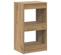 Bibliothèque Séparateur de pièce chêne artisanal 40x30x72 cm