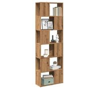 vidaXL Bibliothèque / Séparateur de pièce chêne artisanal 60x24x186 cm 856731
