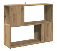vidaXL Bibliothèque séparateur de pièce chêne artisanal 80x24x63 cm
