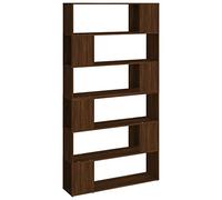 Bibliothèque/Séparateur De Pièce Chêne Marron 100x24x188 Cm Vidaxl Vidaxl Marron