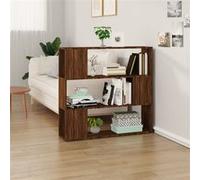 Vidaxl Bibliothèque/Séparateur De Pièce Chêne Marron 100x24x94 Cm Marron