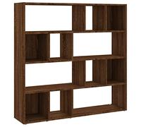 vidaXL Bibliothèque/Séparateur de pièce Chêne Marron 105x24x102 cm, séparateur de pièce, cloison de séparation, Armoire à Livres, bibliothèque