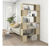 vidaXL Bibliothèque-Séparateur de pièce Chêne Sonoma 100x24x188 cm