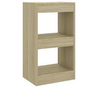Vidaxl Bibliothèque/Séparateur De Pièce Chêne Sonoma 40x30x72 Cm